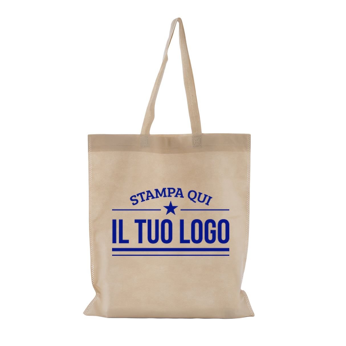 Shopper TNT Manico Lungo Personalizzate 2 Lati