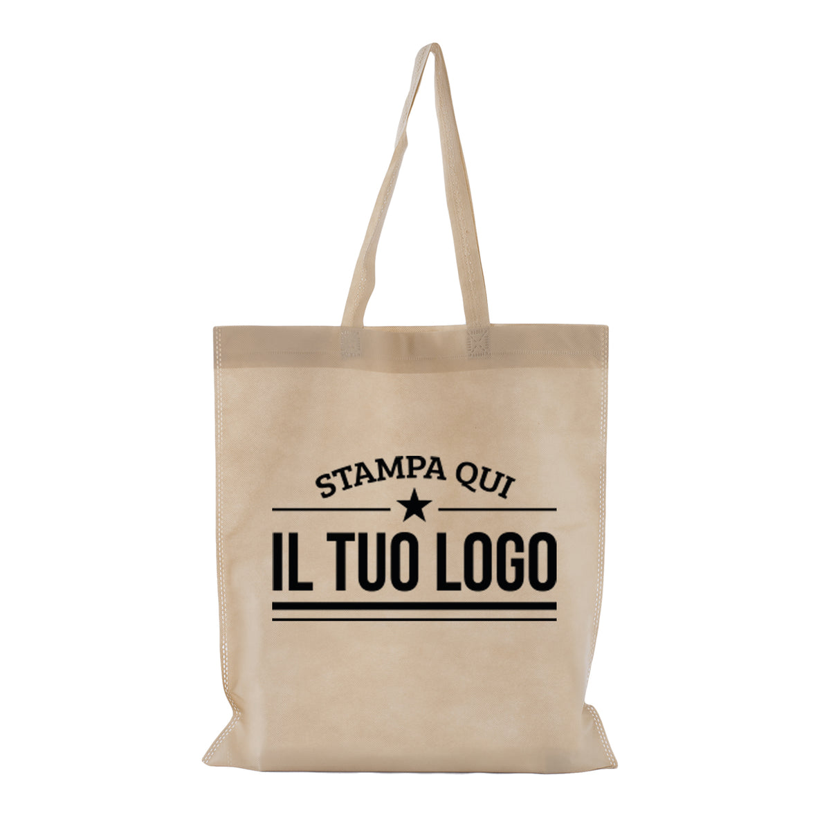 Shopper TNT Manico Lungo Personalizzate 2 Lati