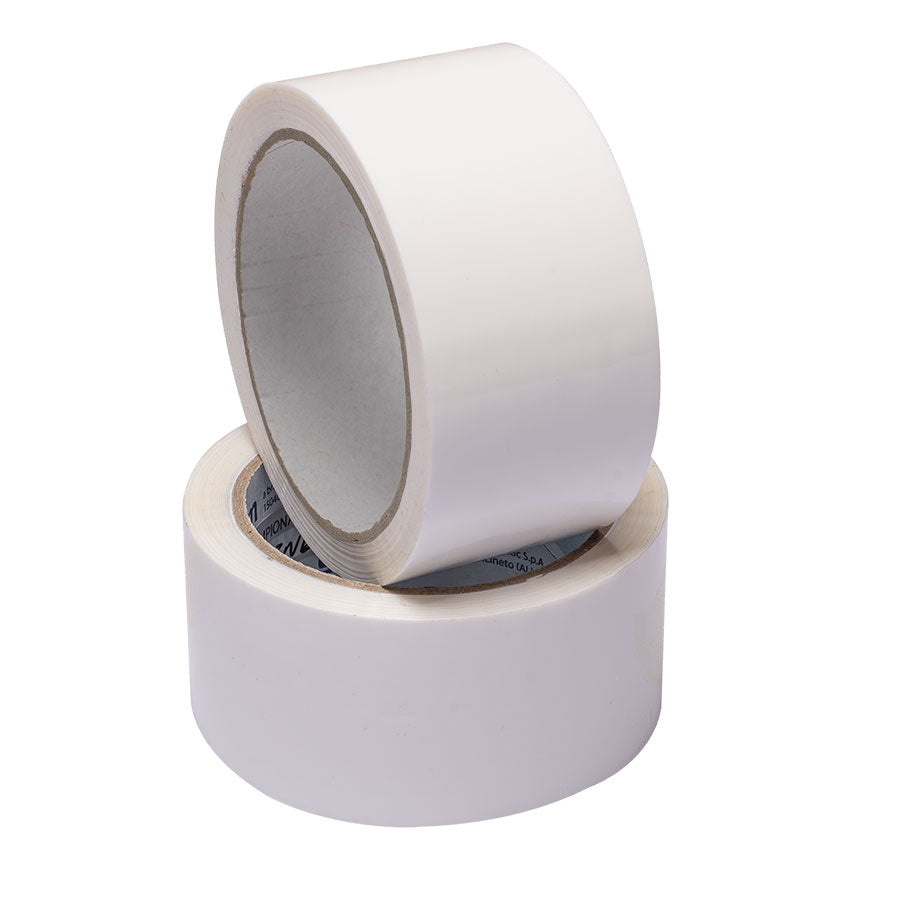 Nastro Adesivo da Imballaggio Silenzioso Bianco 25 my