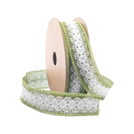 Nastro Canvas  con Pizzo