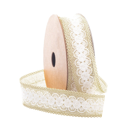 Nastro Canvas  con Pizzo