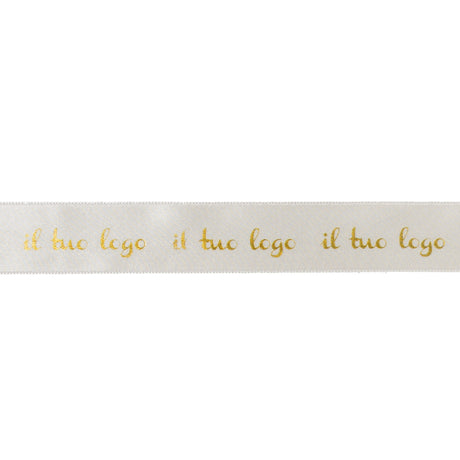 Nastro Personalizzato Doppio Raso 500 mt x 2,4 cm