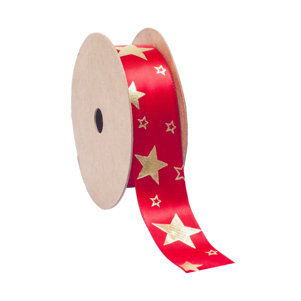Nastro Doppio Raso Stelline