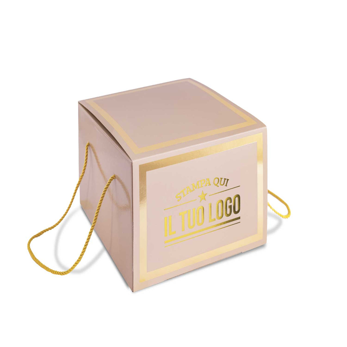 Portapanettone Alto 1 kg con Fascia Personalizzata