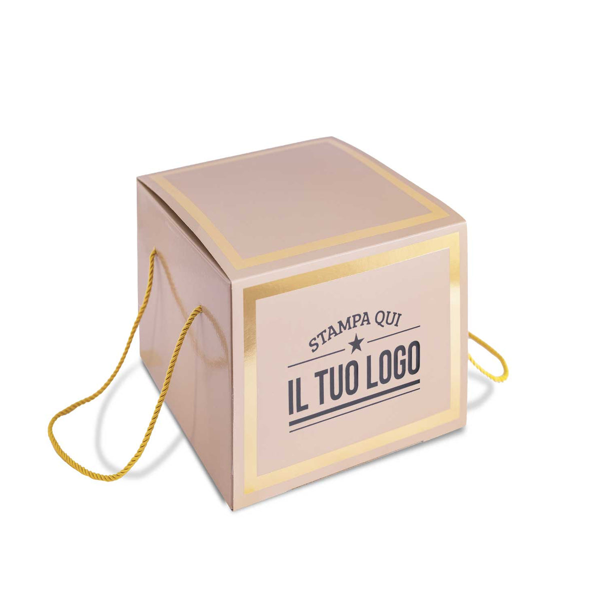 Portapanettone Alto 1 kg con Fascia Personalizzata