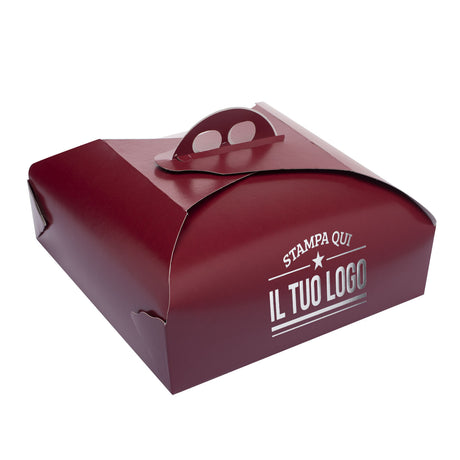 Scotola porta Torta con maniglia Personalizzata