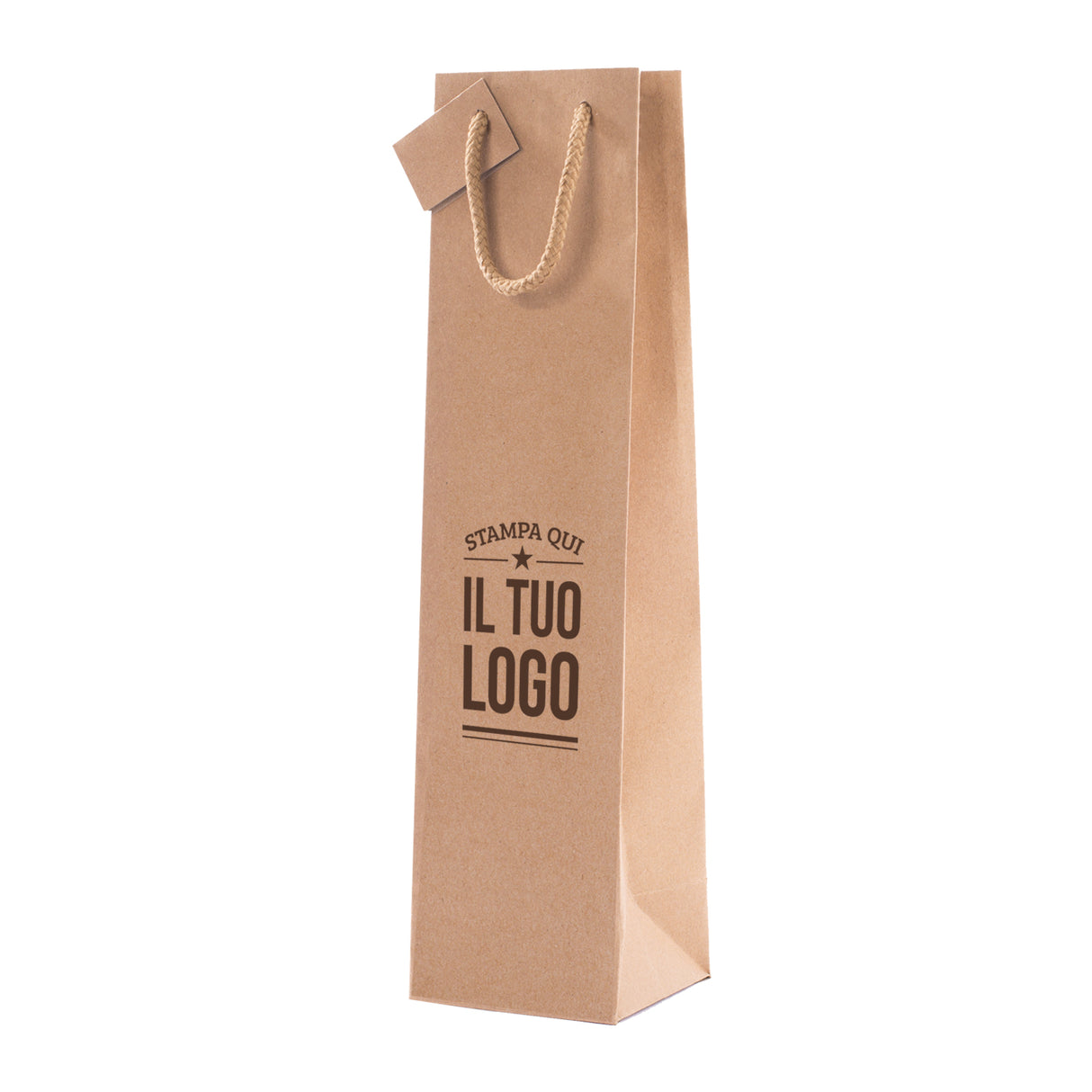 Shopper per Bottiglie Carta Lusso Personalizzabili