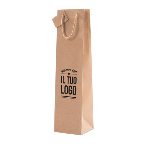 Shopper per Bottiglie Carta Lusso Personalizzabili