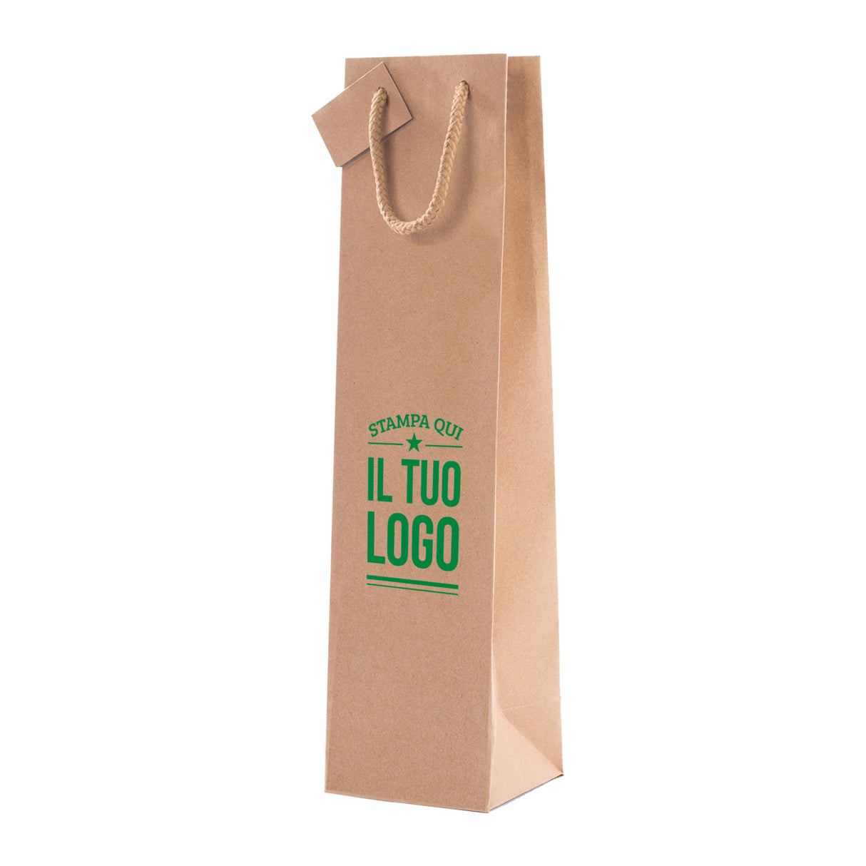 Shopper per Bottiglie Carta Lusso Personalizzabili