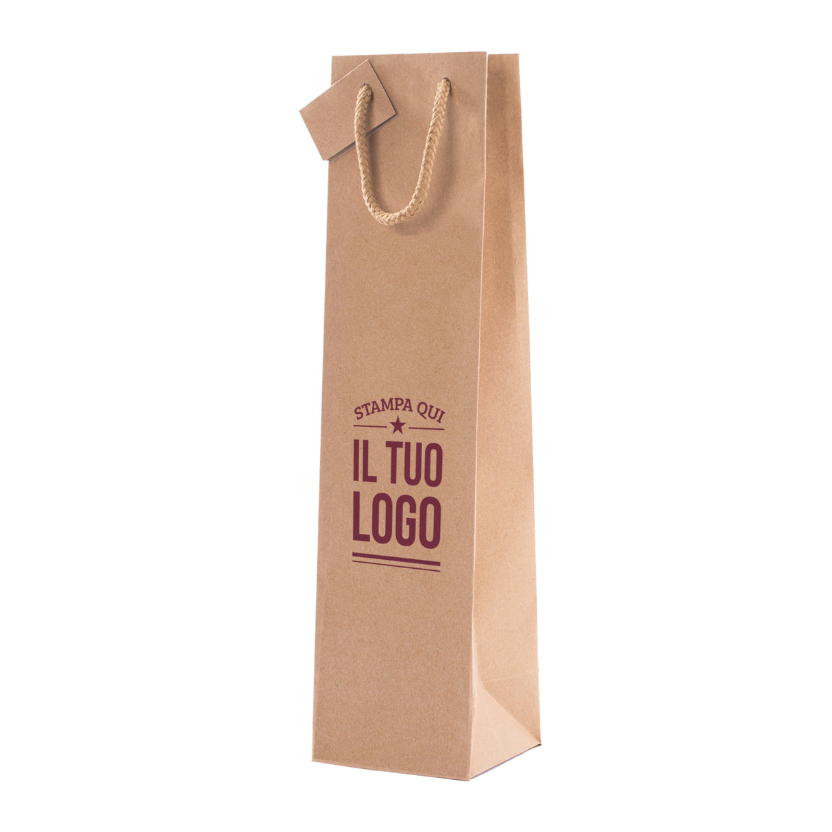 Shopper per Bottiglie Carta Lusso Personalizzabili