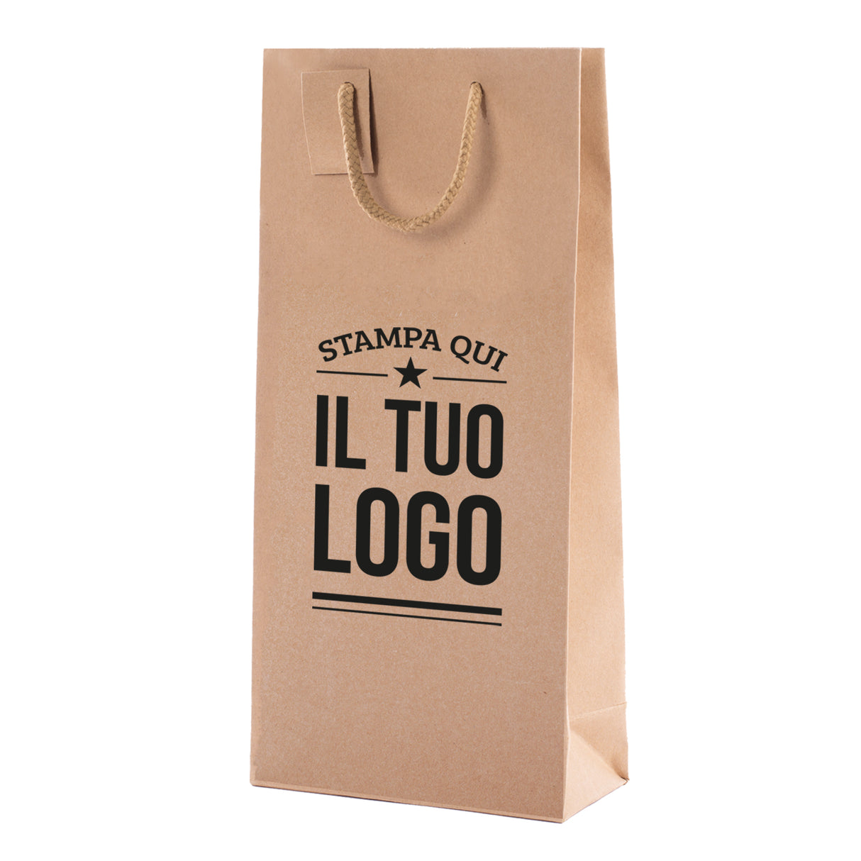 Shopper per Bottiglie Carta Lusso Personalizzabili