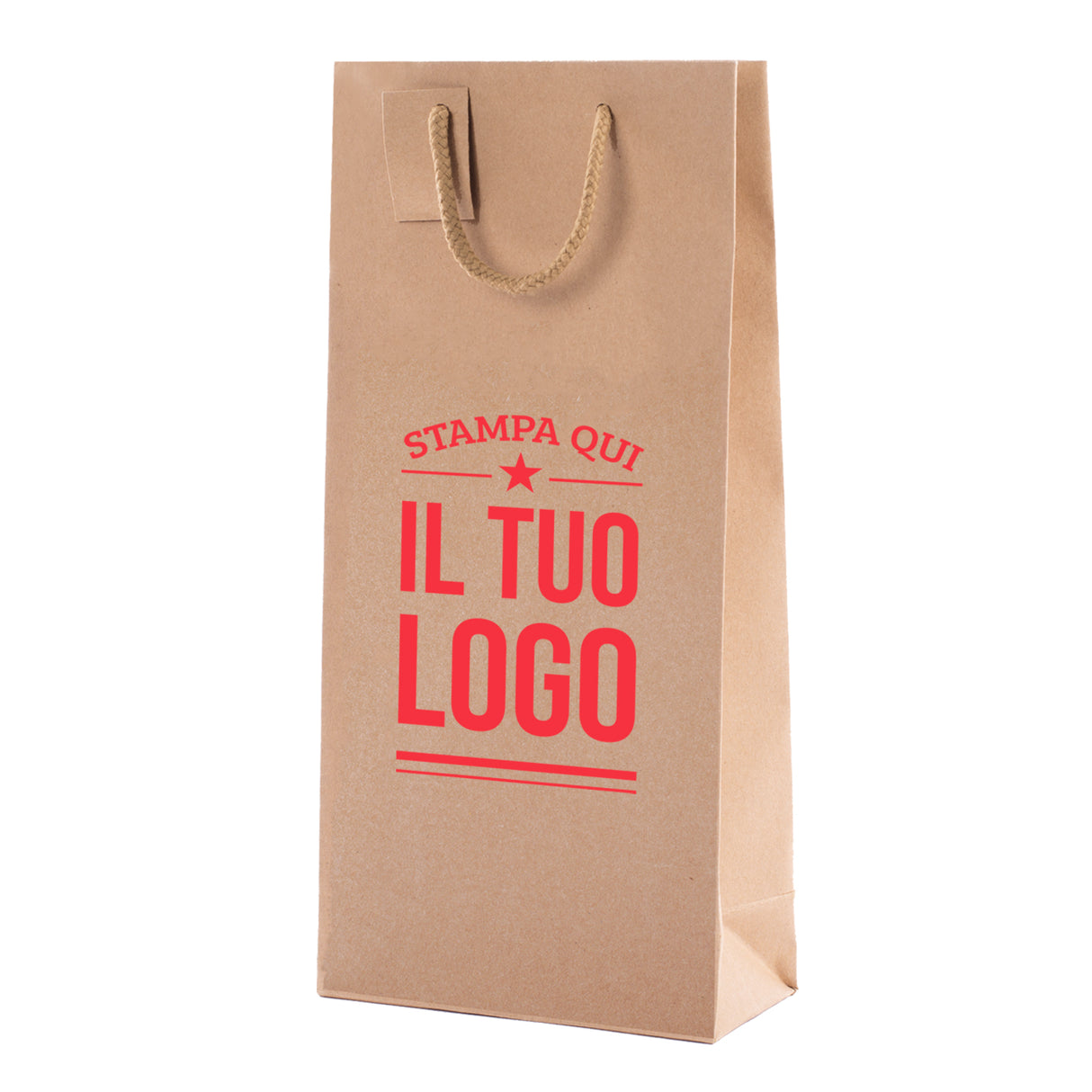 Shopper per Bottiglie Carta Lusso Personalizzabili