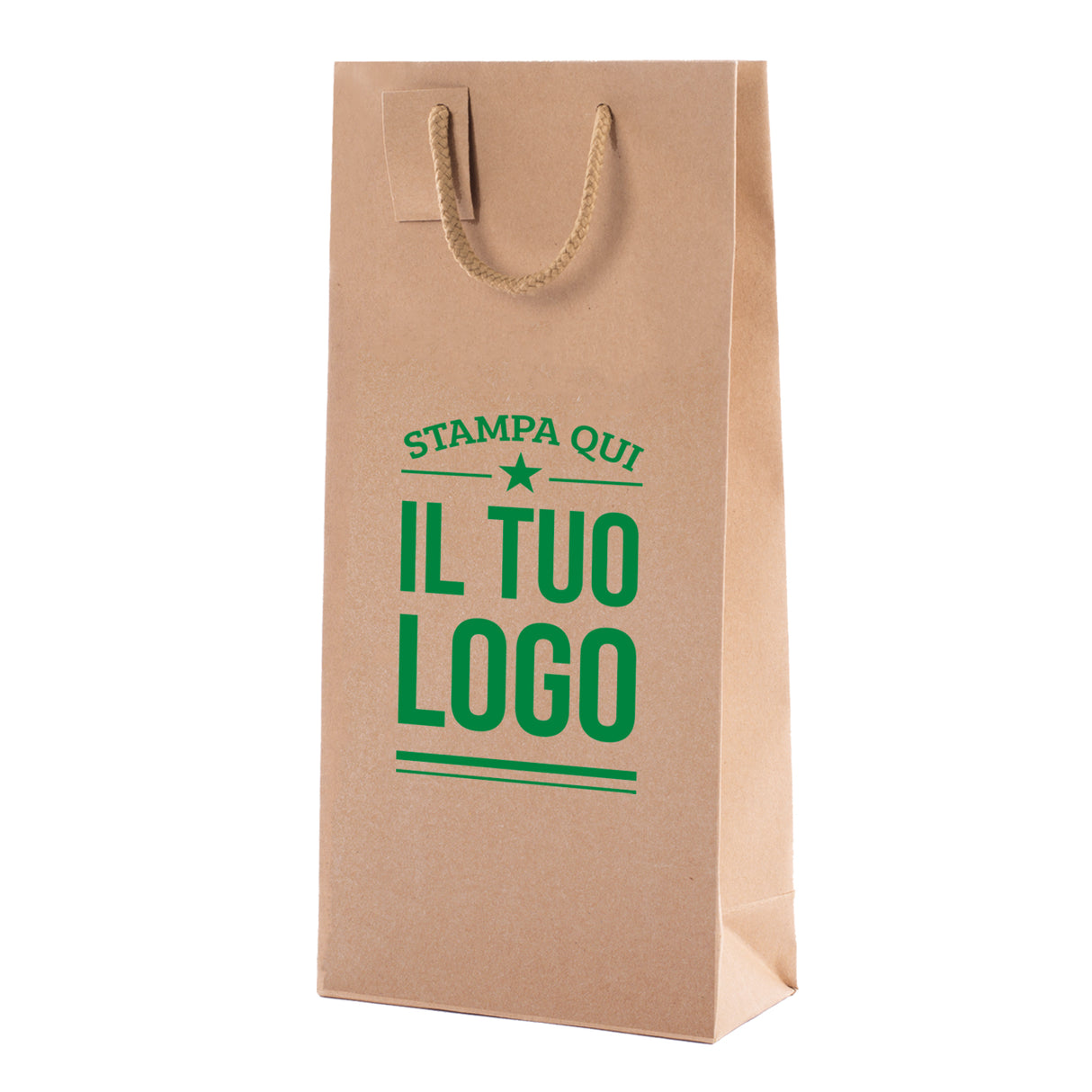 Shopper per Bottiglie Carta Lusso Personalizzabili