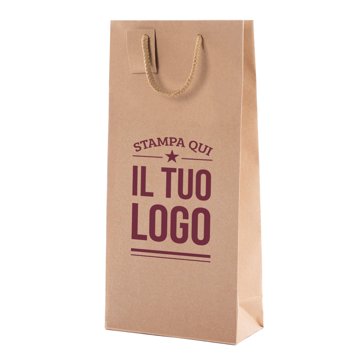Shopper per Bottiglie Carta Lusso Personalizzabili
