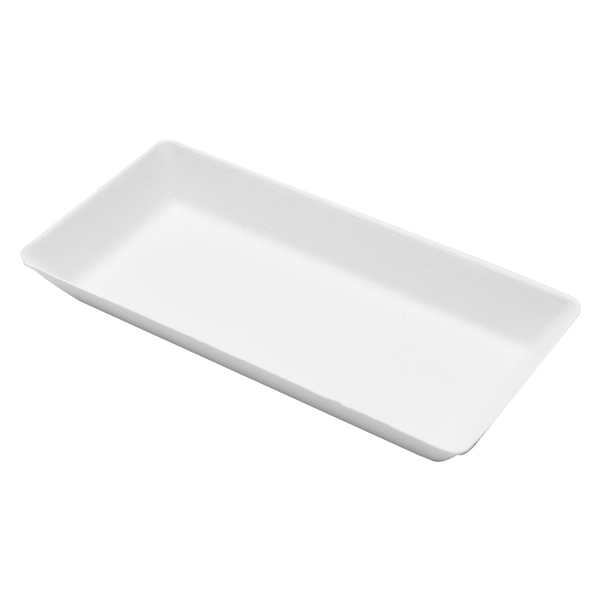 Piattino Rettangolare in Polpa di Cellulosa