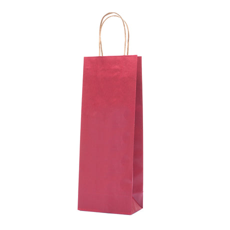 Shopper Biokraft Cordino Bordo Risvoltato Per Bottiglie