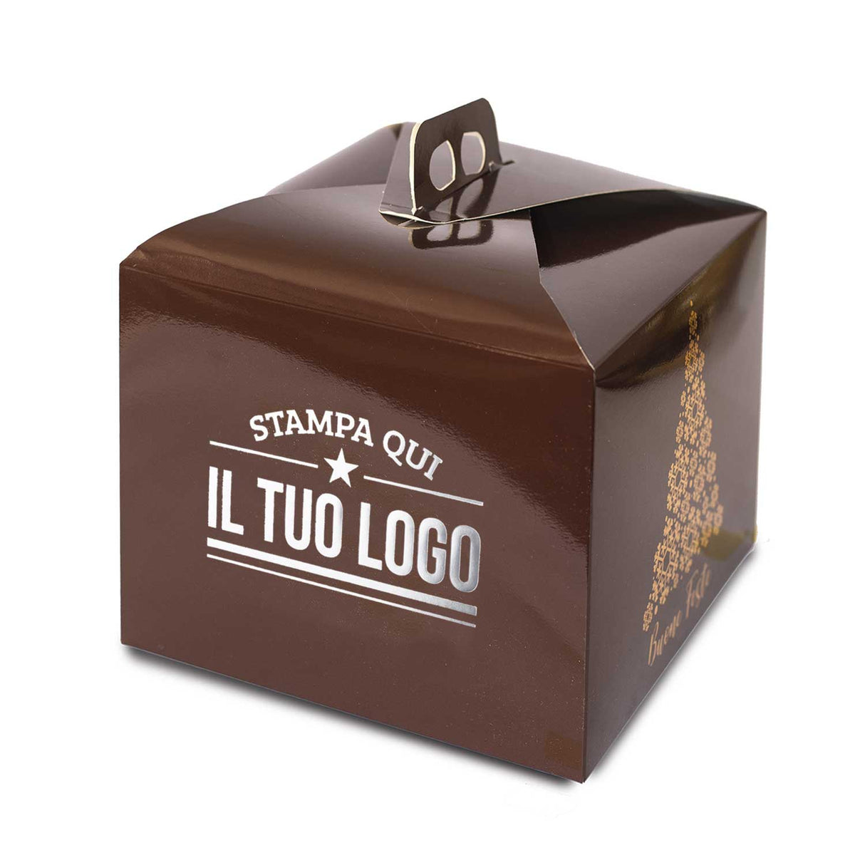 Portapanettone Alto Personalizzato Linea Albero 1 Kg