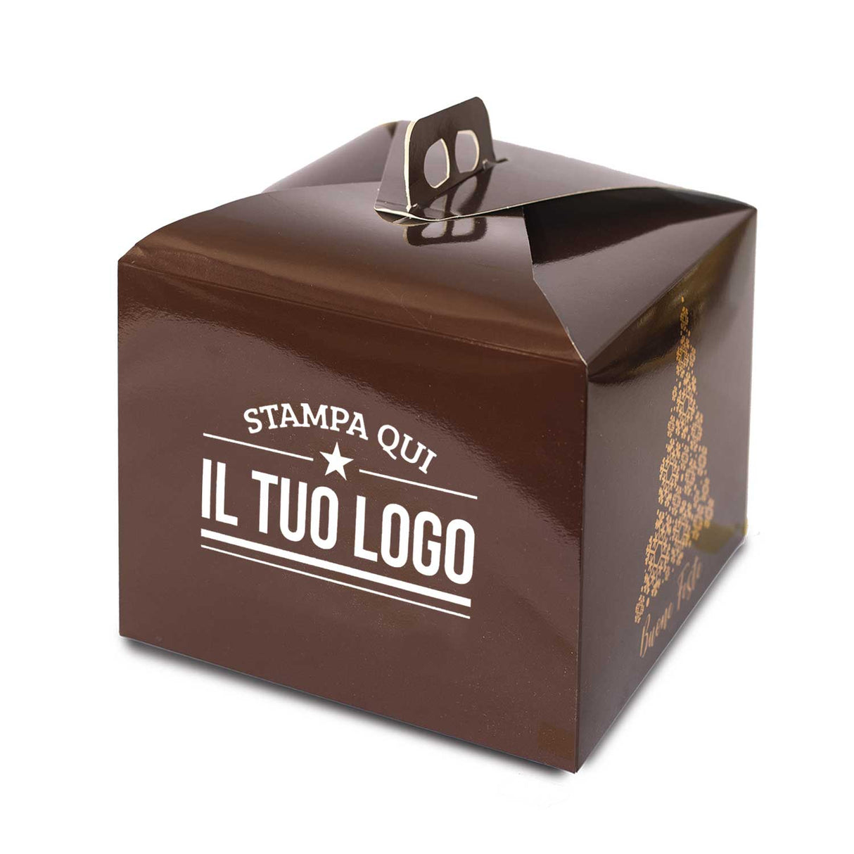 Portapanettone Alto Personalizzato Linea Albero 1 Kg