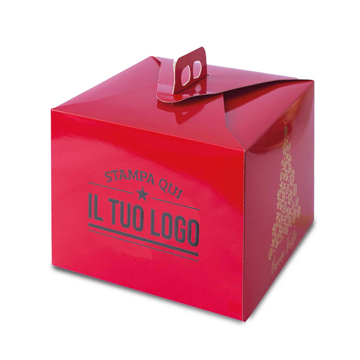 Portapanettone Alto 750gr Personalizzato Albero