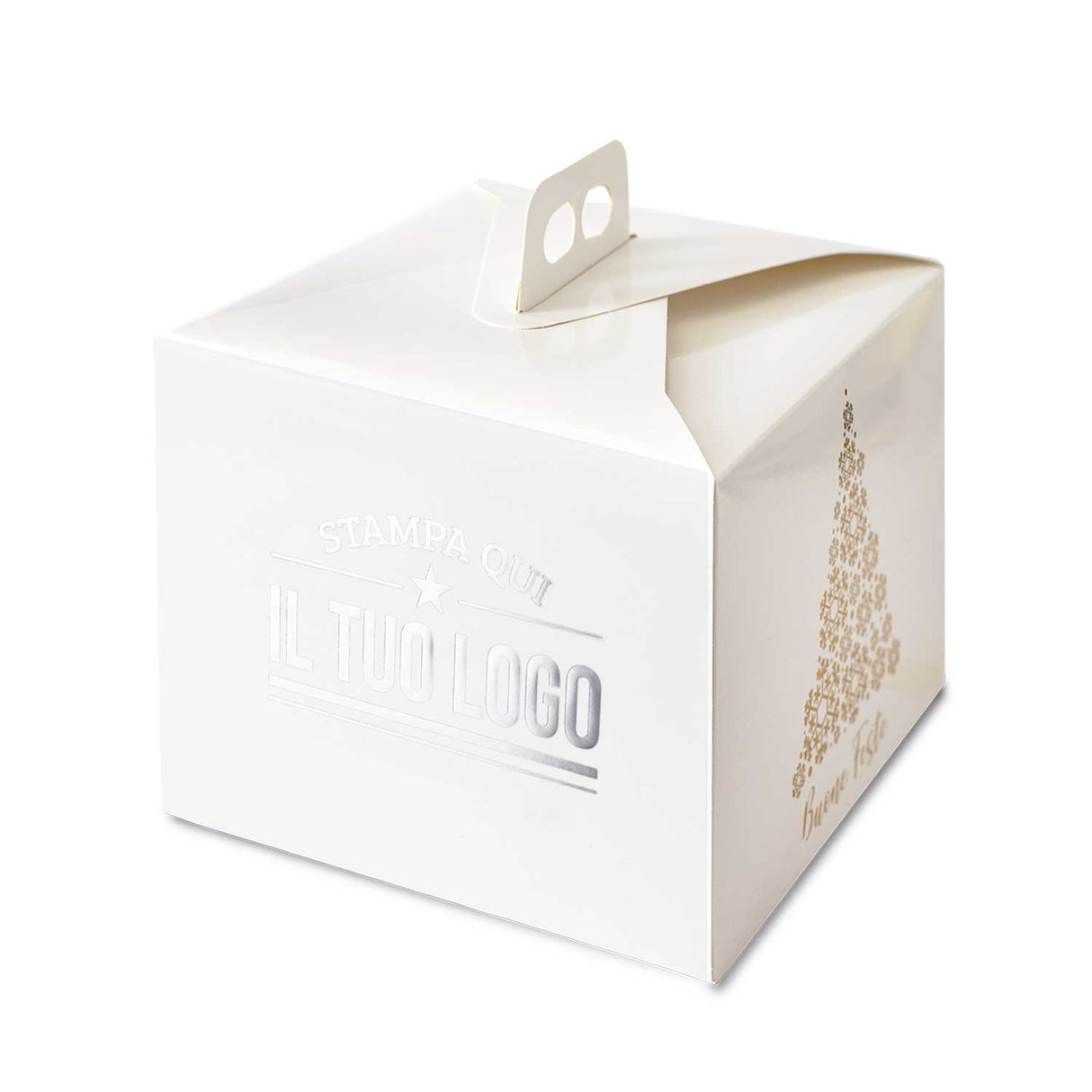 Portapanettone Alto Personalizzato Linea Albero 1 Kg