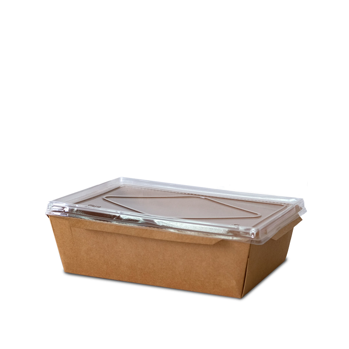 Confezione da 24 scatole in carta kraft con coperchio trasparente, scatole singole a prova di olio, per salumi, dessert, contenitori quadrati per alimenti, panini, fragole, biscotti