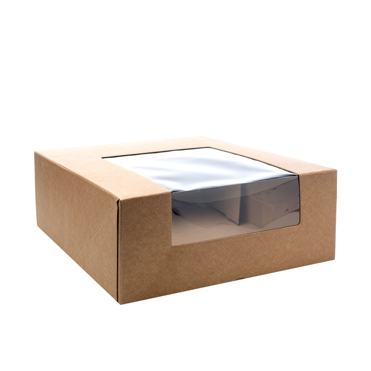 Scatola Avana con Finestra in PVC