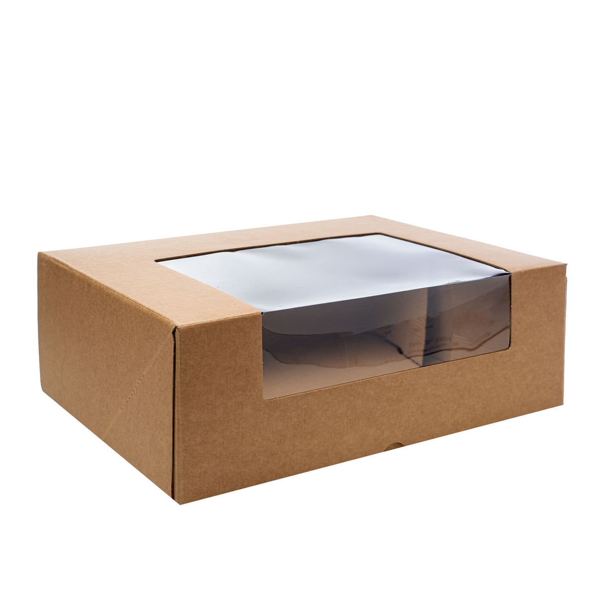 Scatola Avana con Finestra in PVC