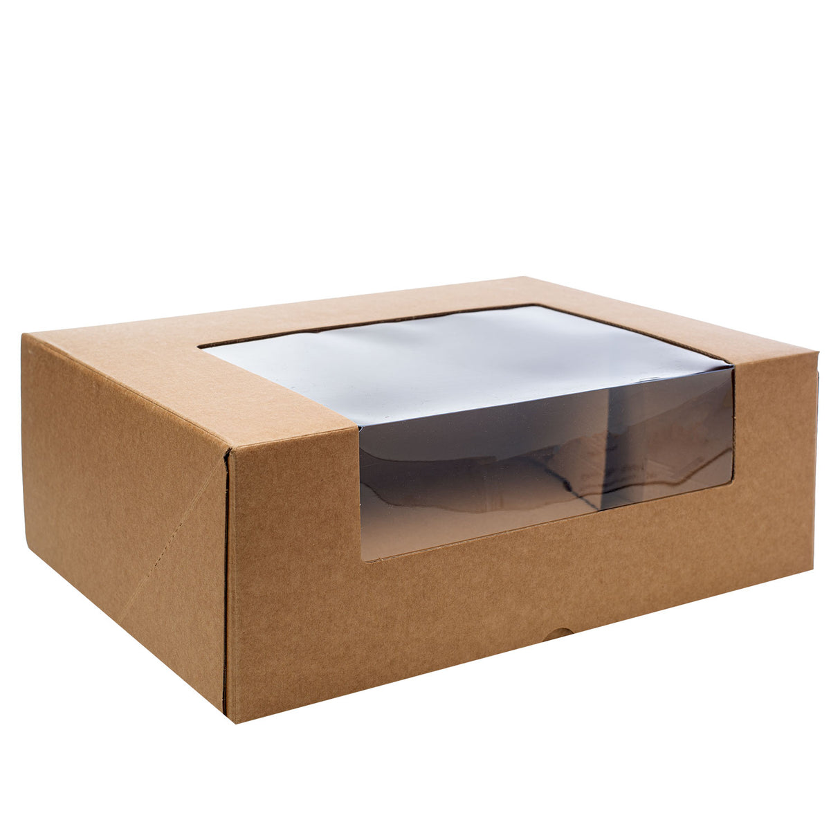 Scatola Avana con Finestra in PVC