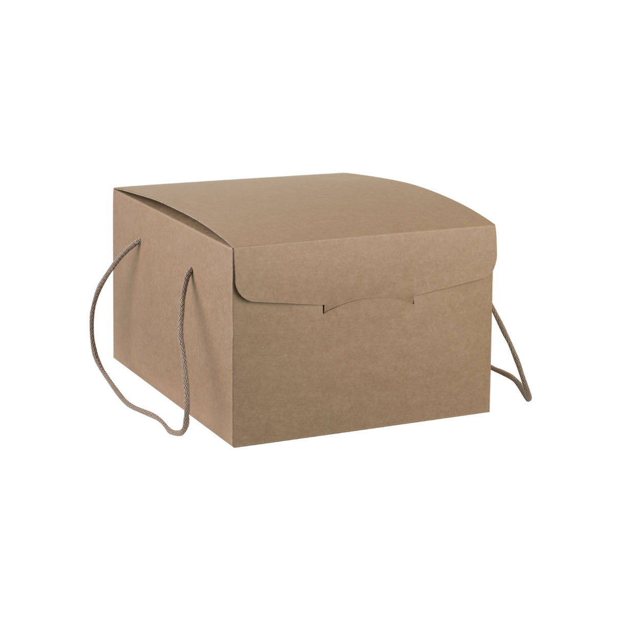 Scatola Kraft Segreto con Cordini Avana