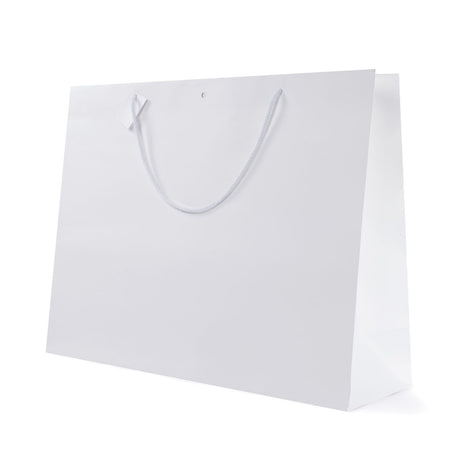 Shopper Carta White con Tag & Foro