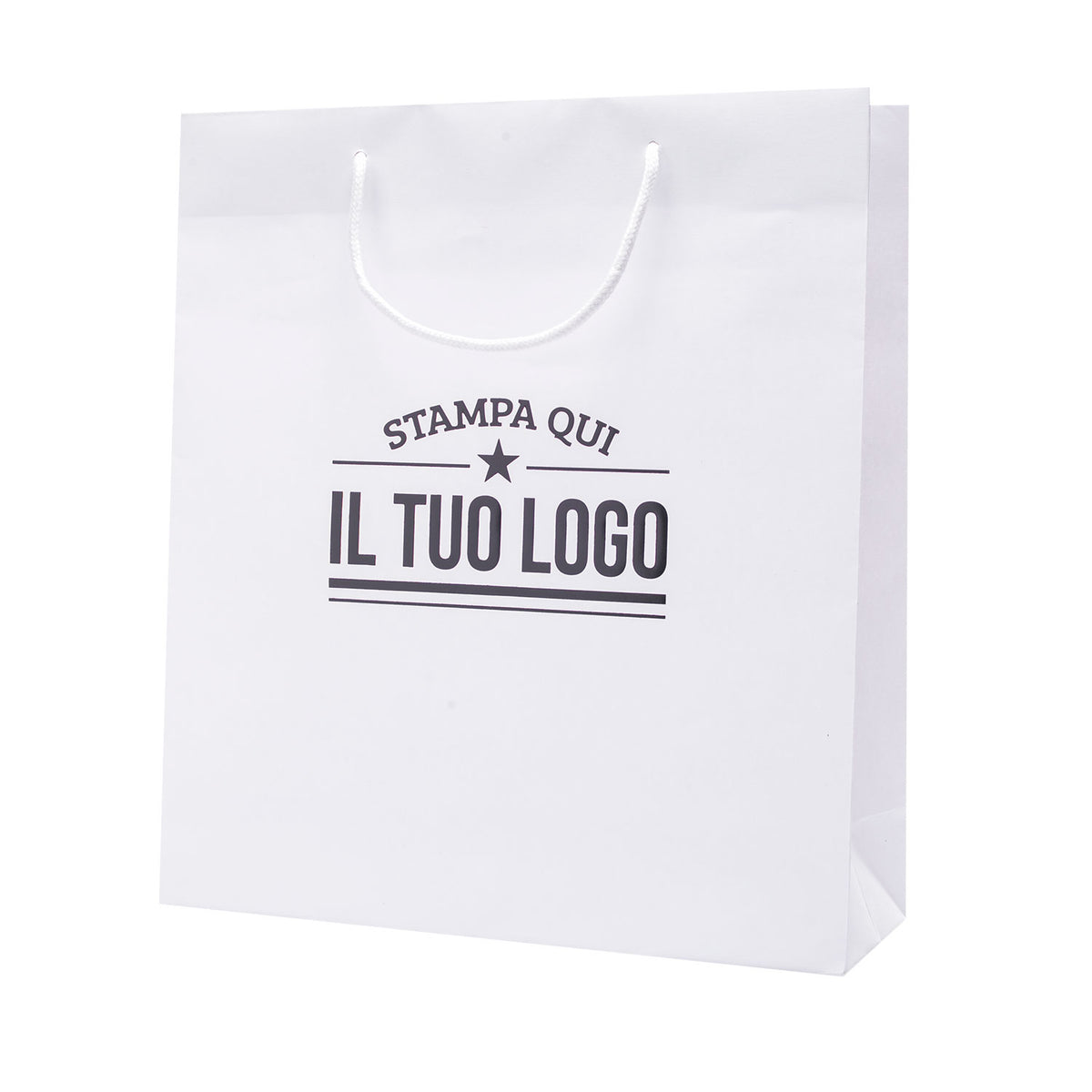 Shopper Carta Lusso Boutique Personalizzabile