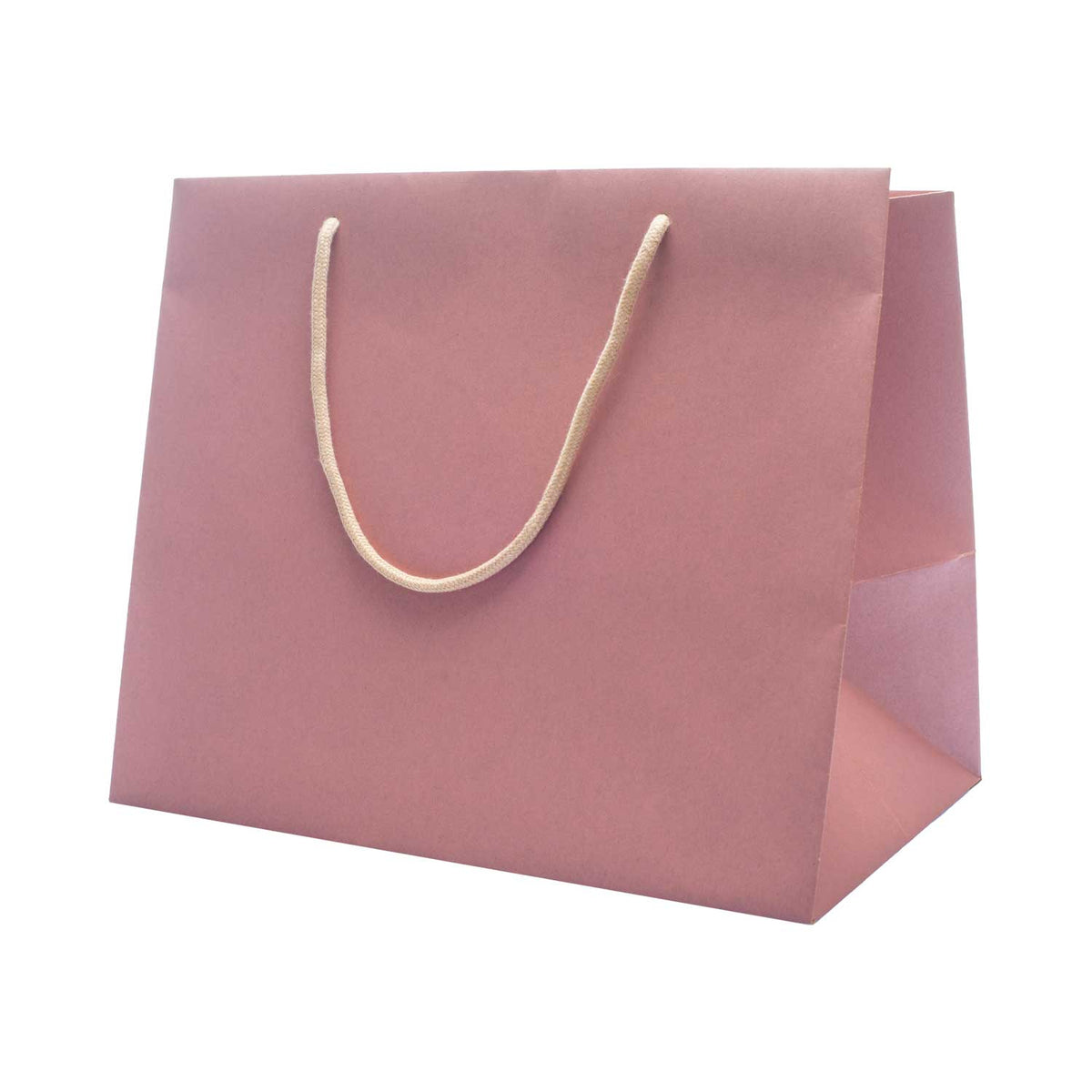 Shopper Carta Kraft Pasticceria Rosa Antico Varie Misure