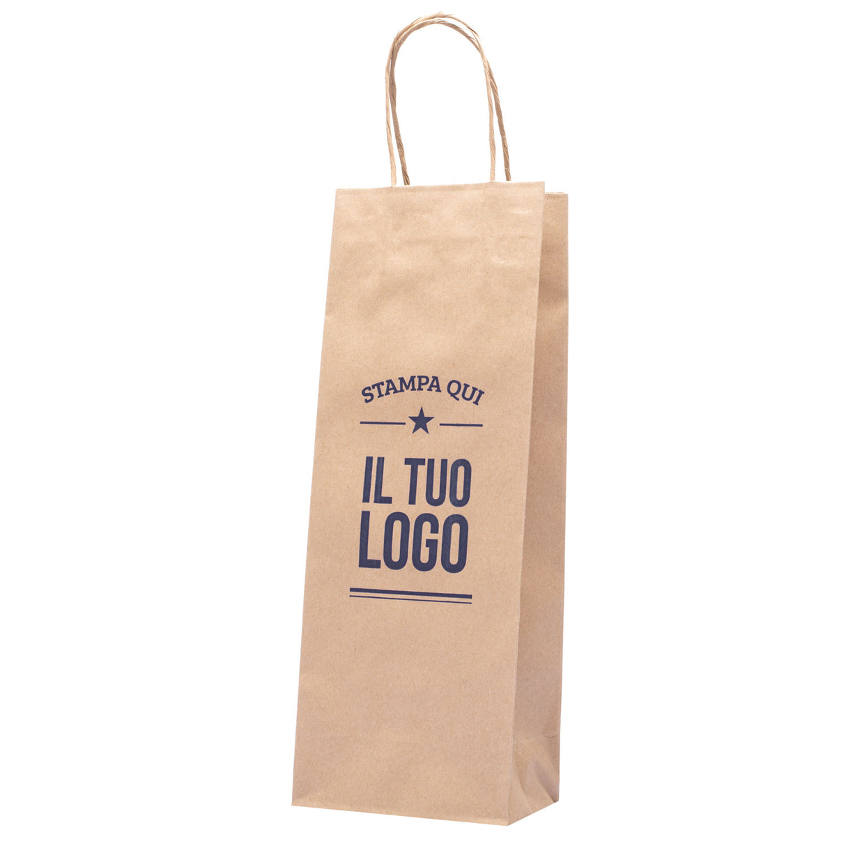 Portabottiglie Carta Biokraft Colorata