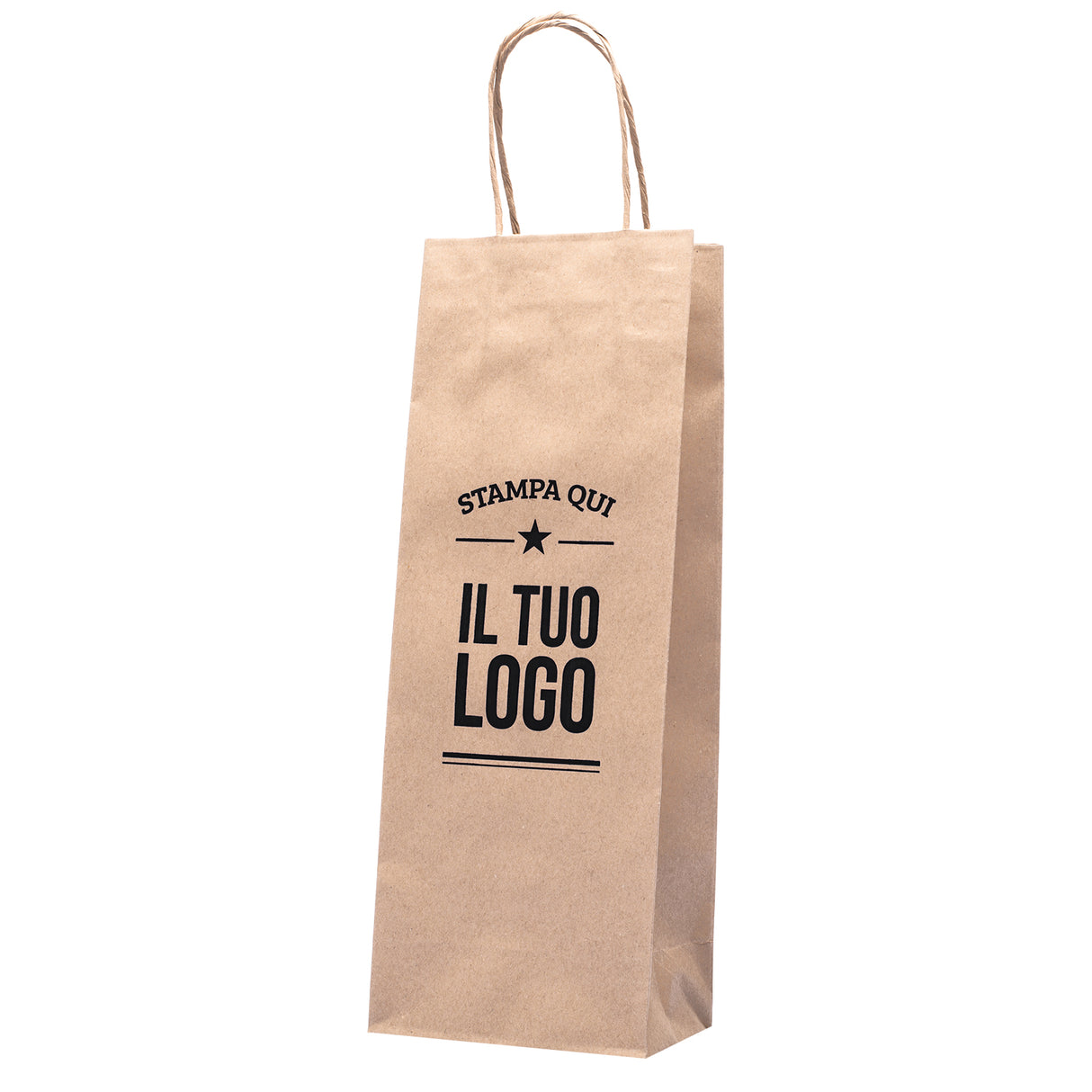 Portabottiglie Carta Biokraft Colorata