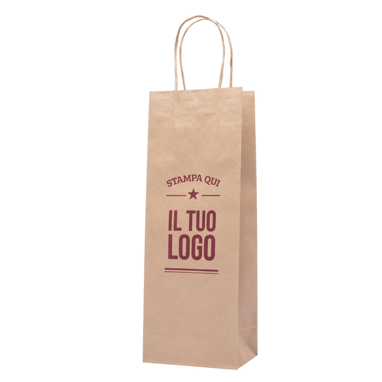 Portabottiglie Carta Biokraft Colorata