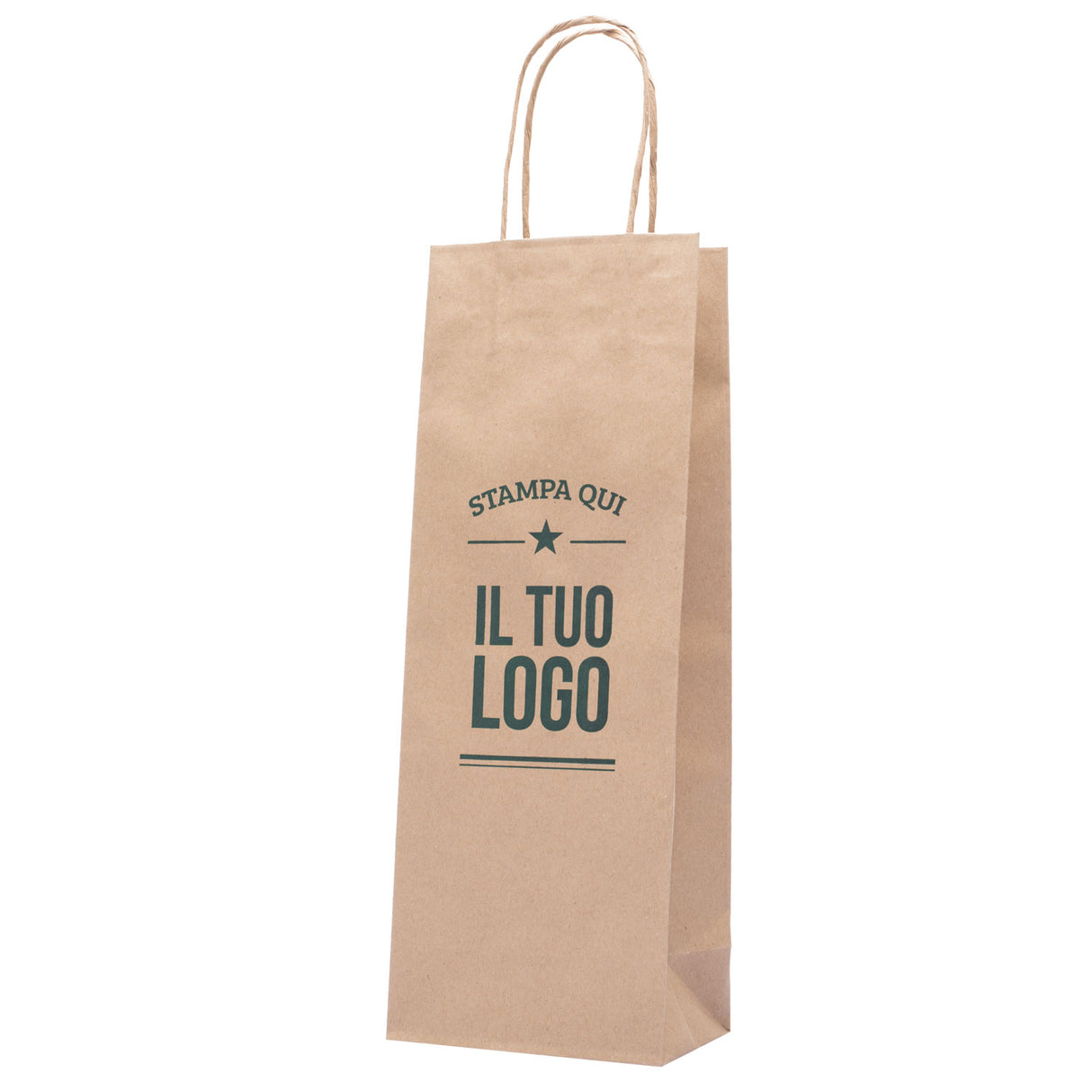 Portabottiglie Carta Biokraft Colorata