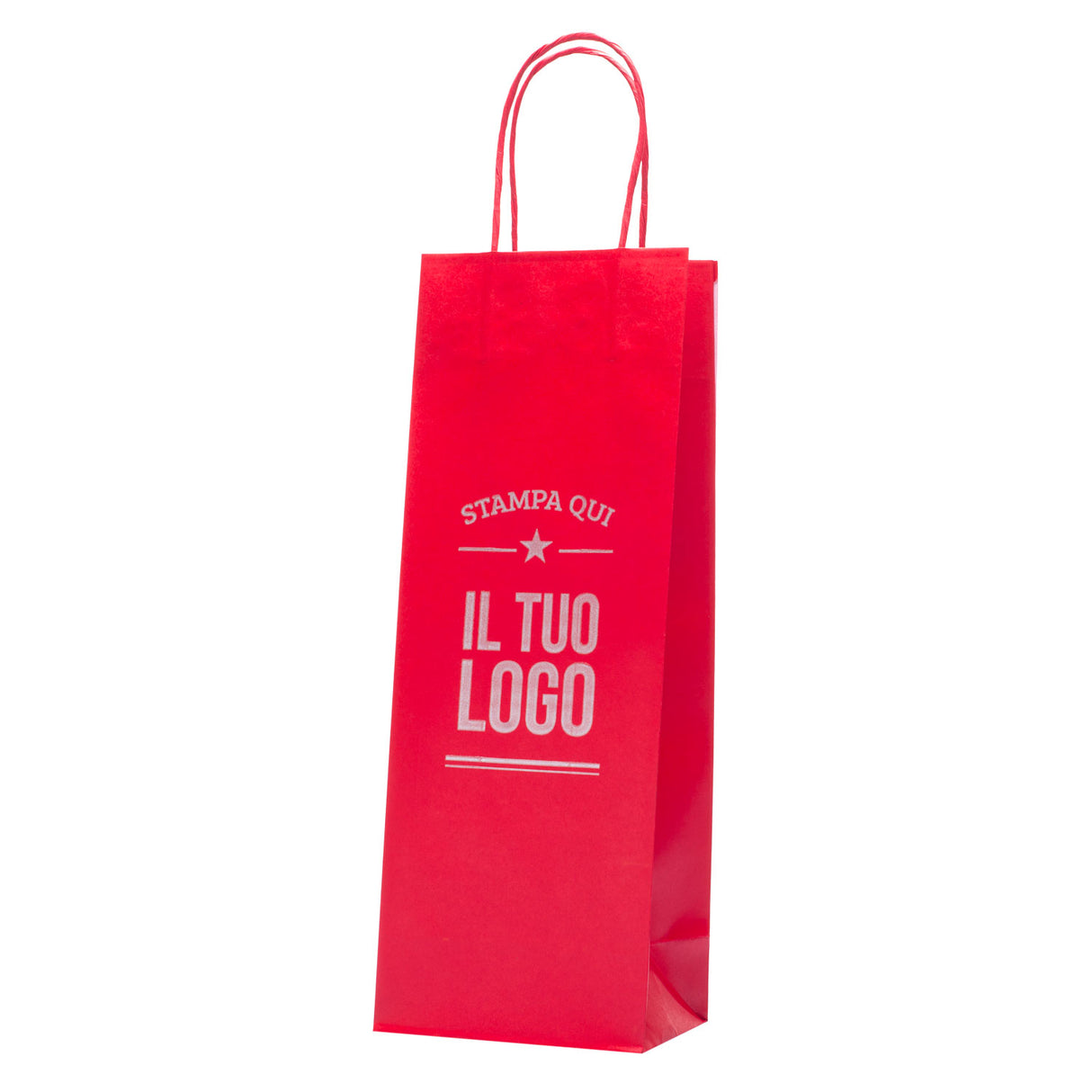 Portabottiglie Carta Biokraft Colorata