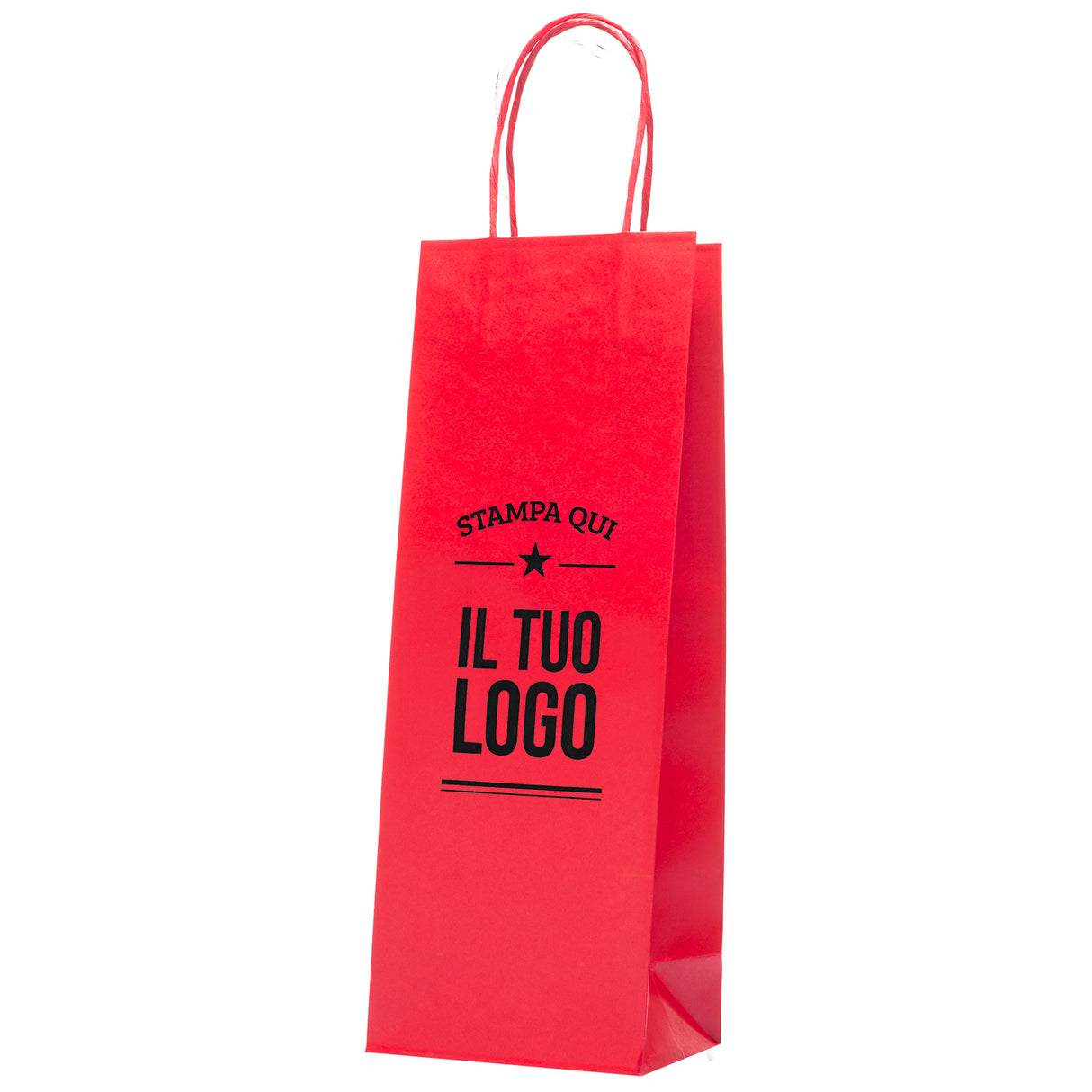 Portabottiglie Carta Biokraft Colorata