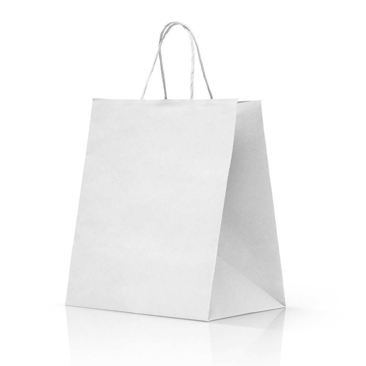 Shopper Take Away Manico Cordino Bianco