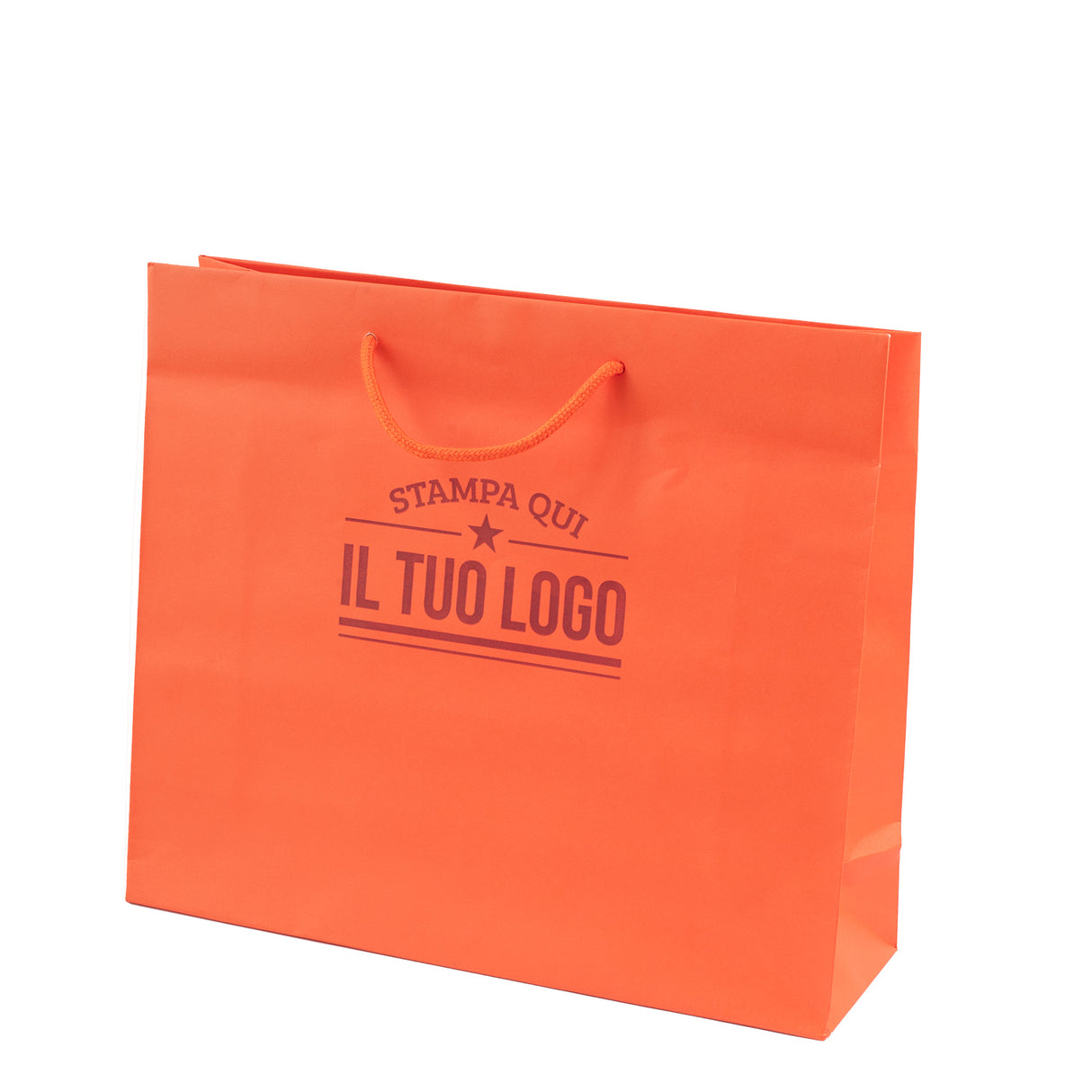 Shopper Carta Kraft Colorata Spring Personalizzata