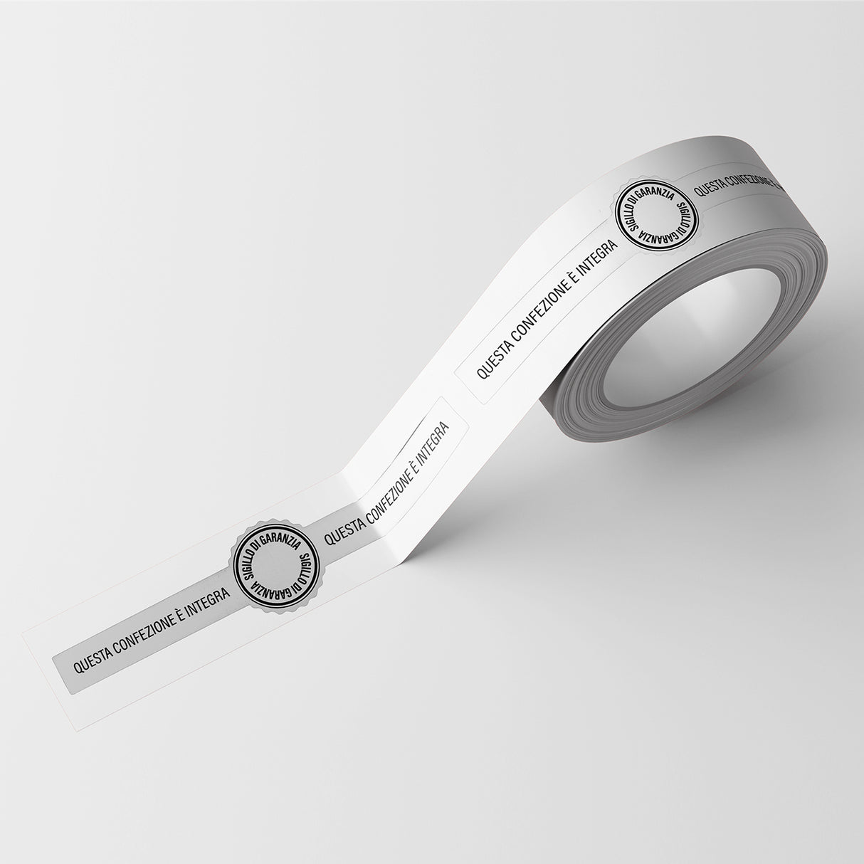 Sigillo di Garanzia Adesivo in Rotolo PPL Trasparente