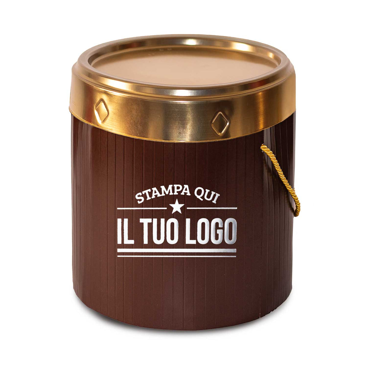 Portapanettone Retrò Alto 1 KG Personalizzabile