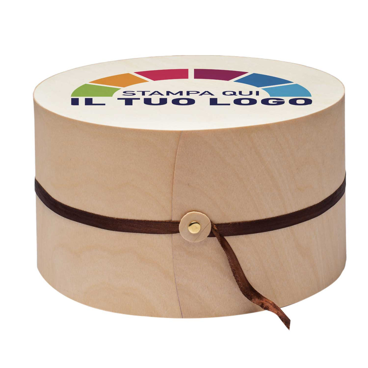 Scatole Legno Personalizzate con Nastro e Apertura Laterale
