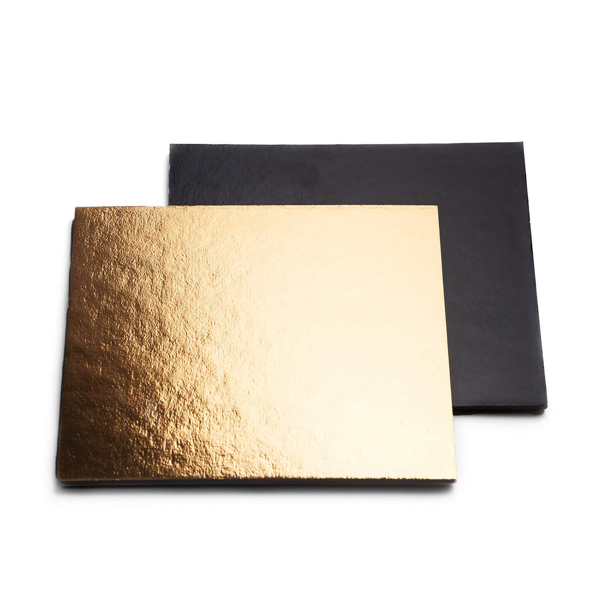Tavolette Sottotorta plastificate quadrate per dolci Nero, cartone 2400 grmq, confezione 10 Kg