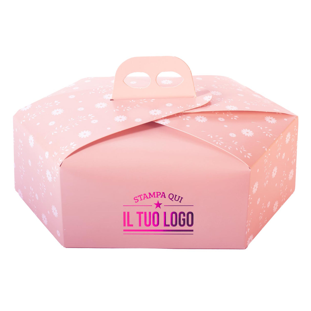 Scatola Colomba Esagonale Margherita Personalizzat