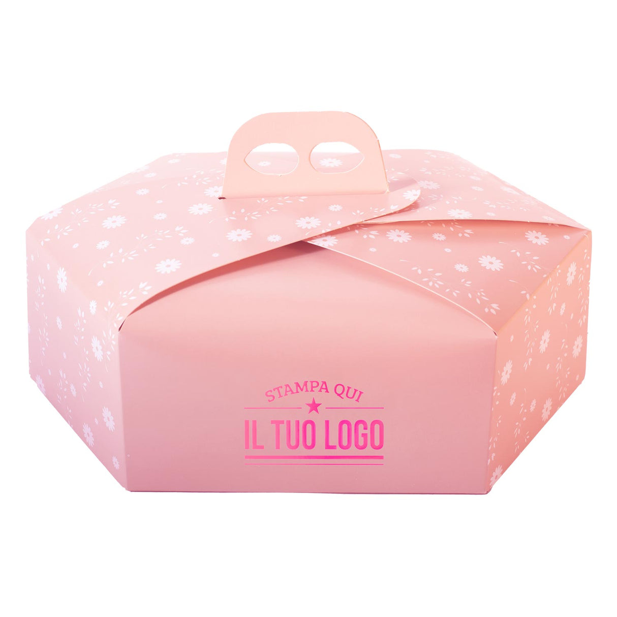 Scatola Colomba Esagonale Margherita Personalizzat