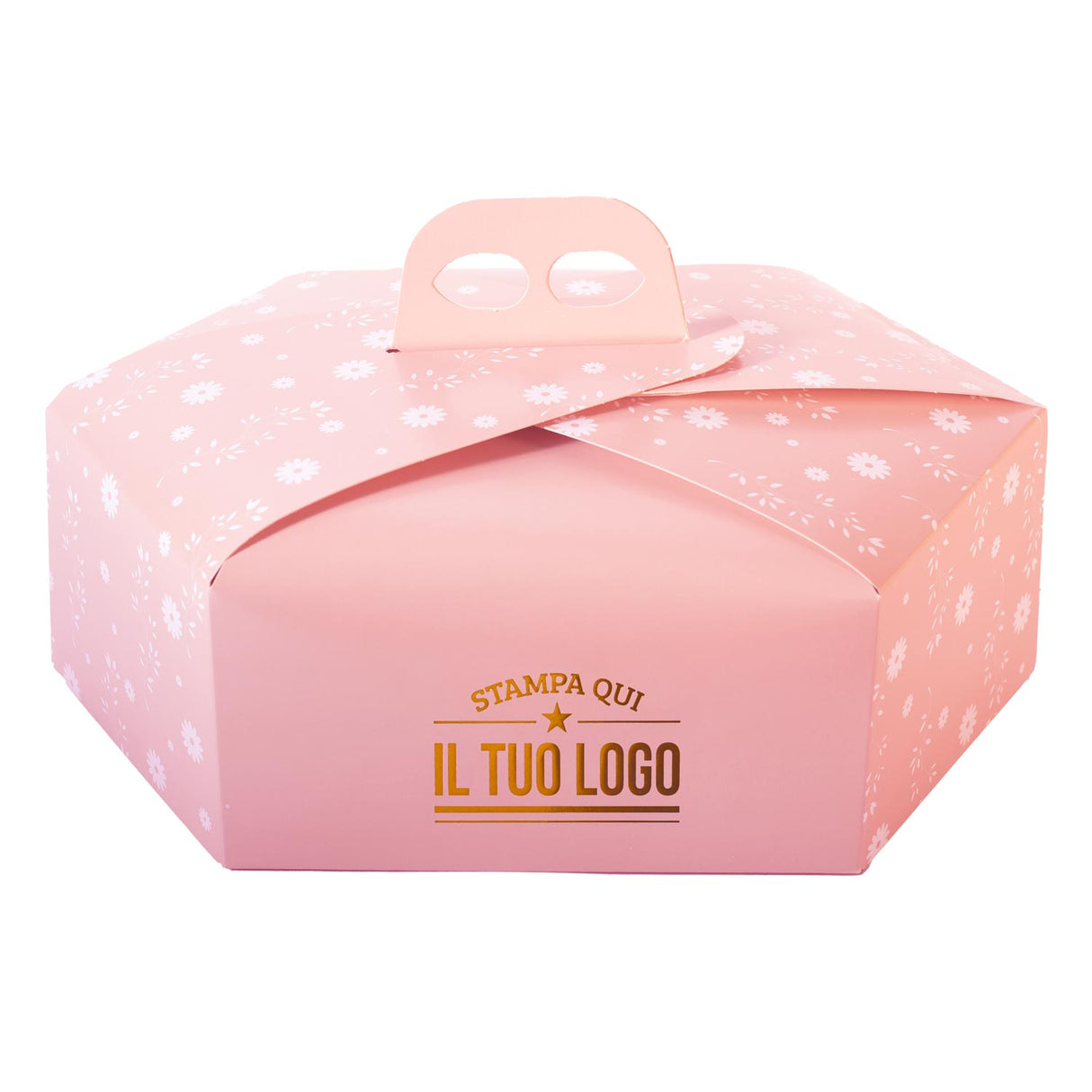 Scatola Colomba Esagonale Margherita Personalizzat