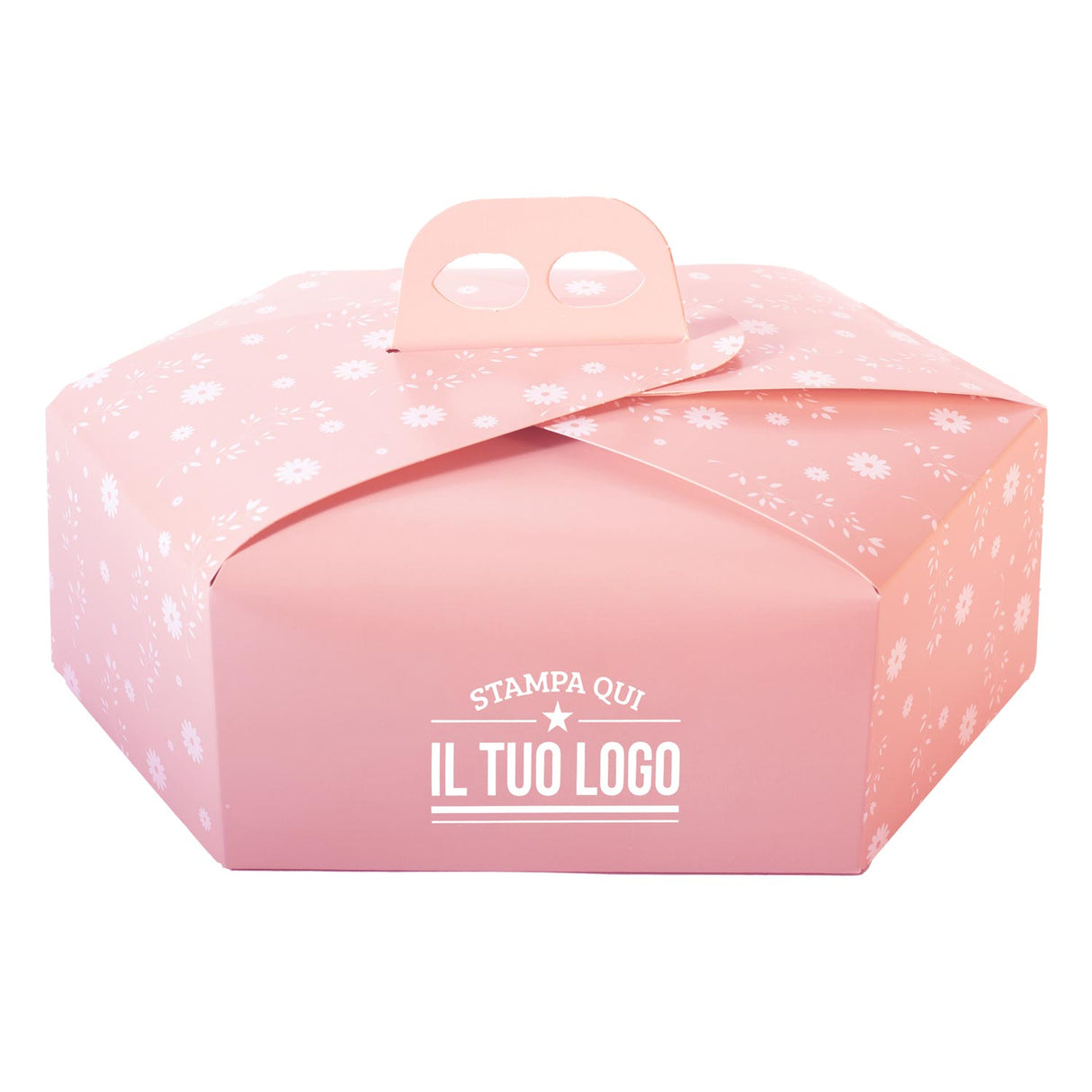 Scatola Colomba Esagonale Margherita Personalizzat