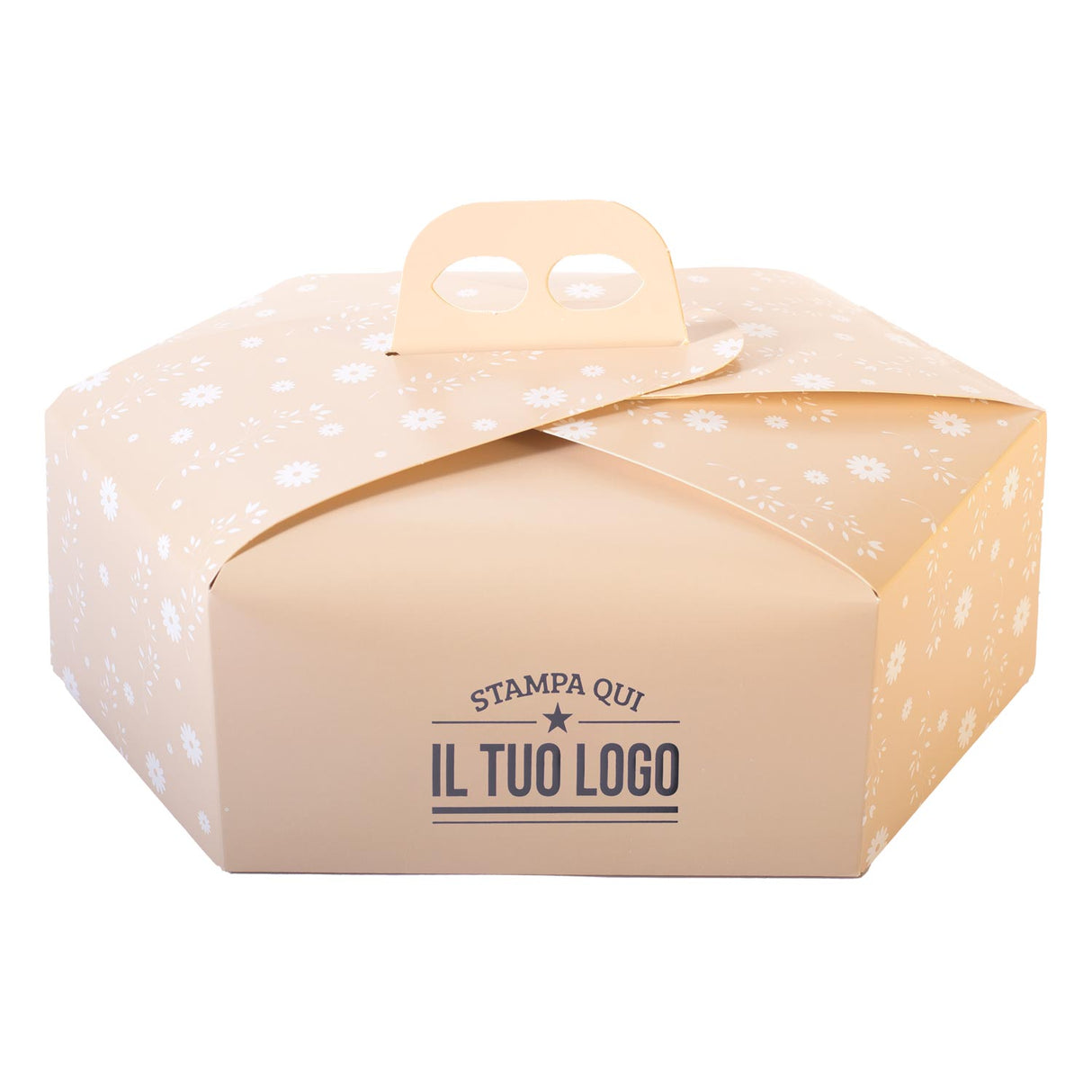 Scatola Colomba Esagonale Margherita Personalizzat