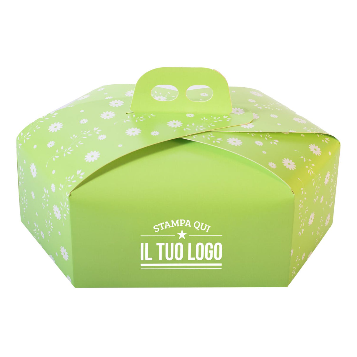 Scatola Colomba Esagonale Margherita Personalizzat